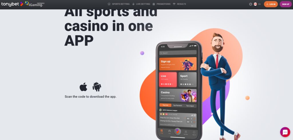 TonyBet Ontario App